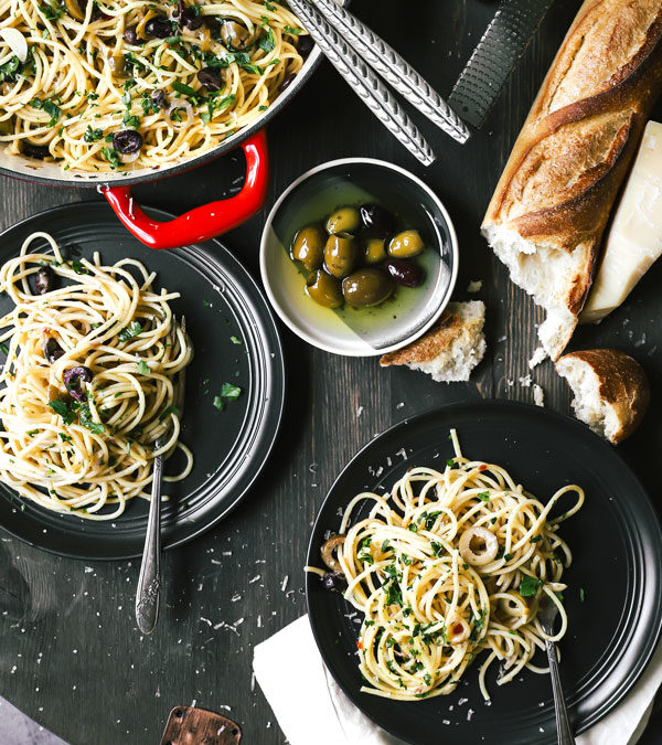 Summer Olive and Antipasti Pasta Recipe