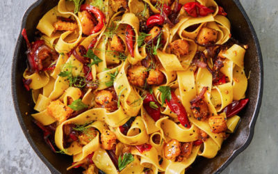 Spicy Fall Pappardelle Pasta With Pumpkin